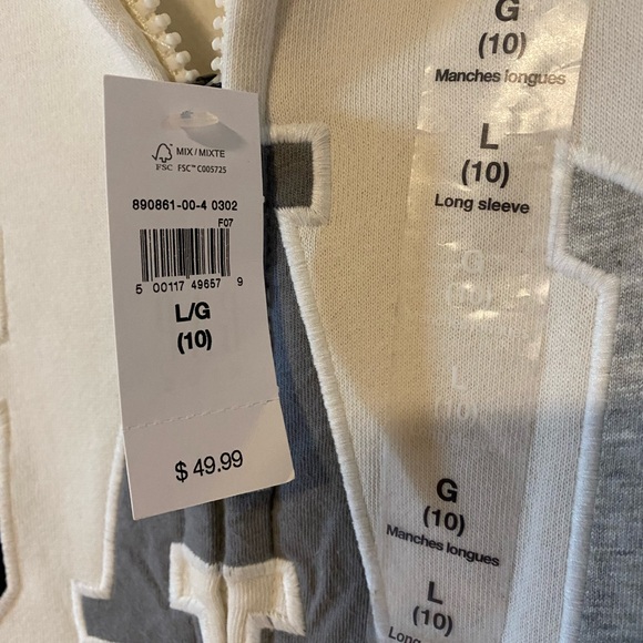 NWT Kids GAP Kids Hoodie Sweatshirt Size L (10 YRS) - Picture 4 of 4